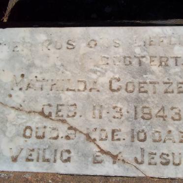 COETZEE Mathilda 1943-1943