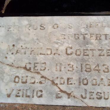 COETZEE Mathilda 1943-1943