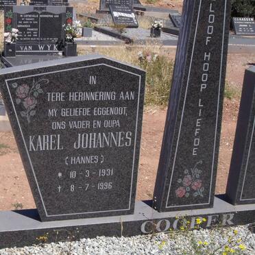 COOPER Karel Johannes 1931-1996