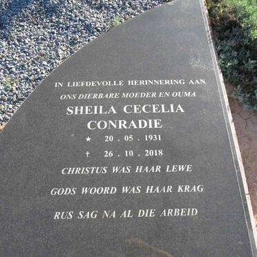 CONRADIE Sheila Cecelia 1931-2018