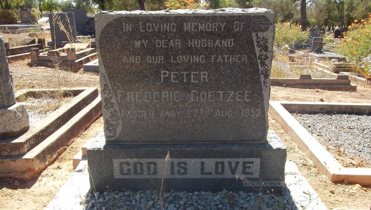 1COETZEE Peter Frederic -1953