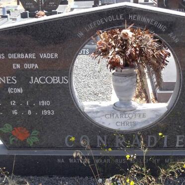 CONRADIE Johannes Jacobus 1910-1993 &amp; Maria Johanna RAATS 1922-1991