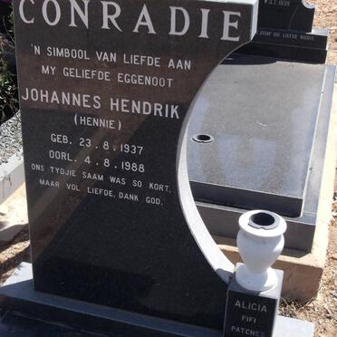 CONRADIE Johannes Hendrik 1937-1988