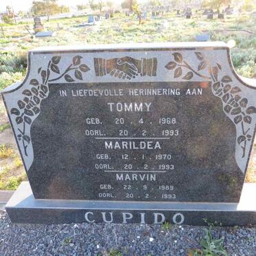CUPIDO Tommy 1968-1993 & Marildea 1970-1993 :: CUPIDO Marvin 1989-1993