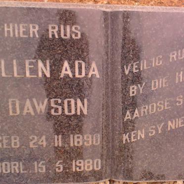 DAWSON Ellen Ada 1890-1980