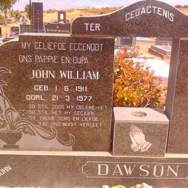 DAWSON John William 1911-1977