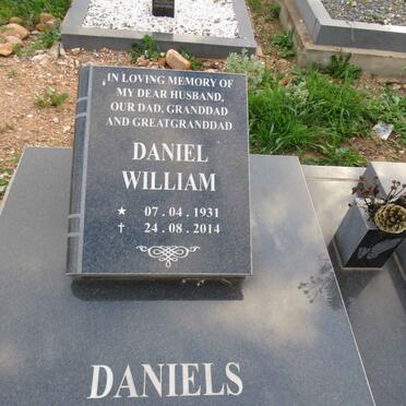 DANIELS Daniel William 1931-2014