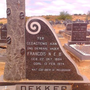 DEKKER Francois N.E.B. 1894-1974