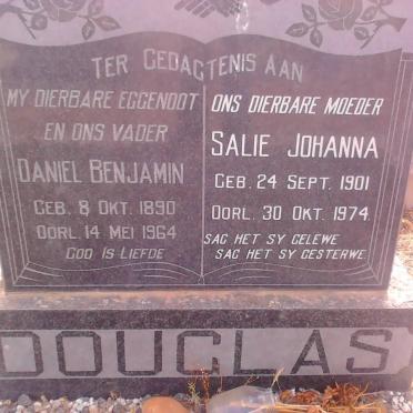 DOUGLAS Daniel Benjamin 1890-1964 &amp; Salie Johanna MEYER 1901-1974