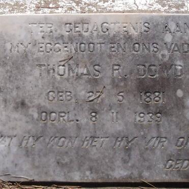 DOWD Thomas R. 1881-1939