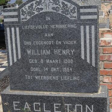 EAGLETON William Henry1908-1954