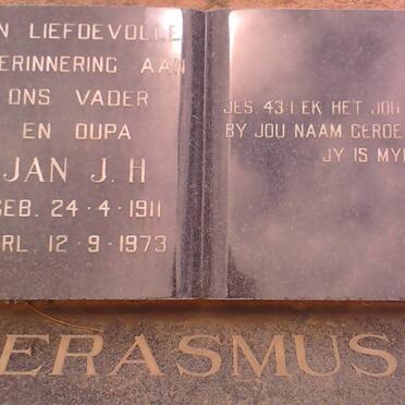 ERASMUS Jan J.H.1911-1973