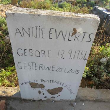EWERTS Antjie 1954-2015