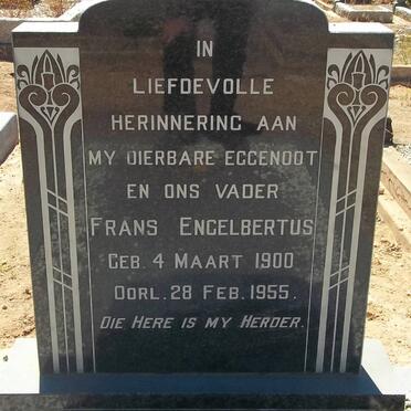 FERREIRA Frans Engelbertus 1900-1955