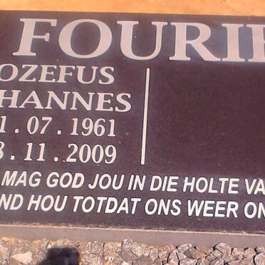 FOURIE Jozefus Johannes 1961-2009