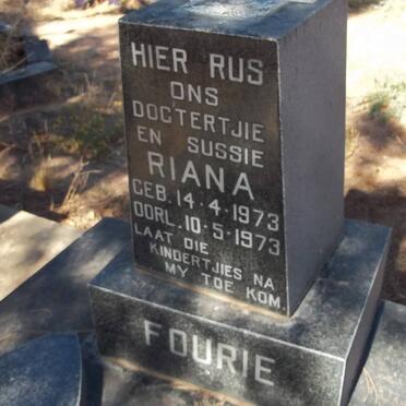 FOURIE Riana 1973-1973