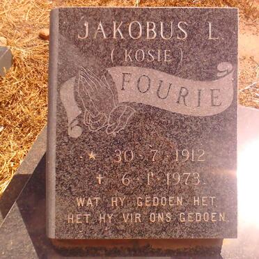 FOURIE Jakobus 1912-1973