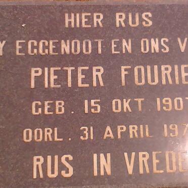 FOURIE Pieter 1907-1970