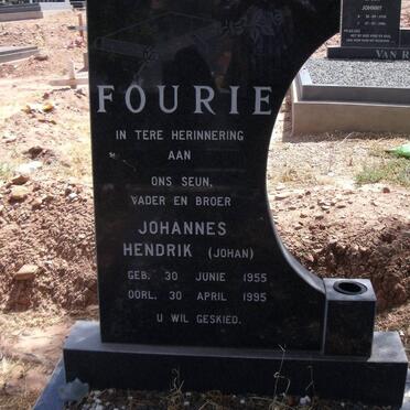 FOURIE Johannes Hendrik 1955-1995