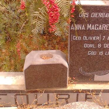 FOURIE Anna Magaretha J.P. nee OLIVIER 1874-1966
