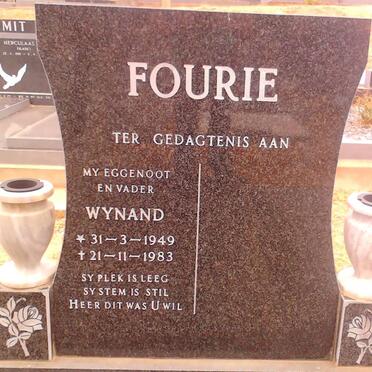 FOURIE Wynand 1949-1983