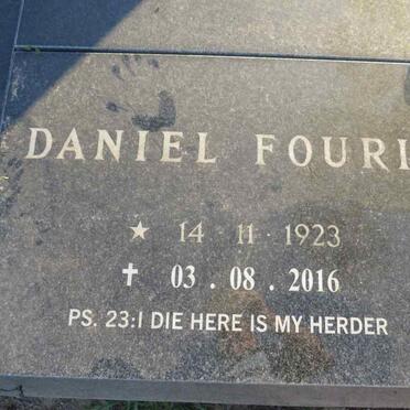 FOURIE Daniel 1923-2016