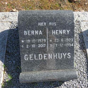GELDENHUYS Henry 1923-1994 & Berna 1929-2017
