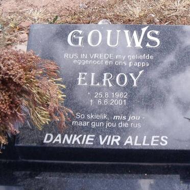 GOUWS Elroy 1963-2001