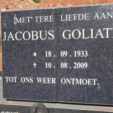 GOLIATH Jacobus 1933-2009