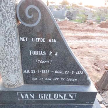 GREUNEN Tobias P.J., van 1938-1973
