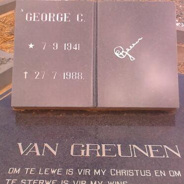 GREUNEN George C., van 1941-1988