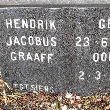 GRAAFF Hendrik Jacobus 1919-1980