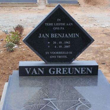 GREUNEN Jan Benjamin, van 1962-2007