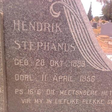 GREEFF Hendrik Stephanus 1898-1956