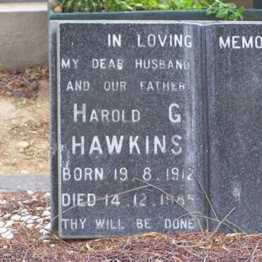 HAWKINS Harold G. 1912-1985