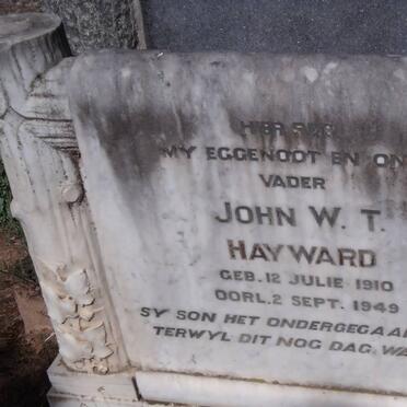 HAYWARD John W.T. 1910-1949