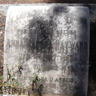 HAYWARD Anna Jacoba 1857-1949