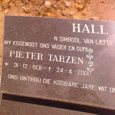 HALL Pieter Tarzen 1931-2001
