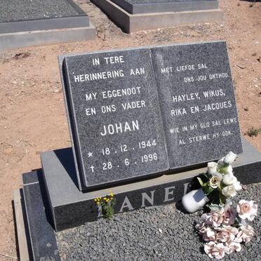 HANEKOM Johan 1944-1996