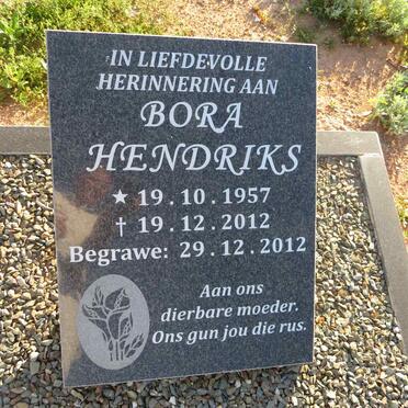 HENDRIKS Bora 1957-2012