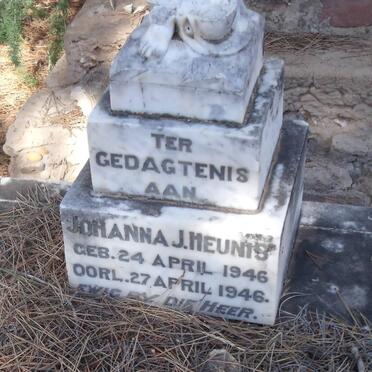 HEUNIS Johanna J. 1946-1946