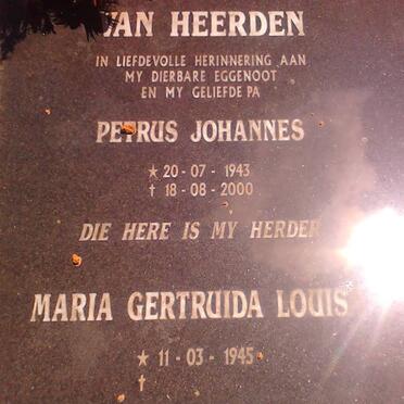 HEERDEN Petrus Johannes, van 1943-2000