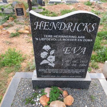HENDRICKS Eva 1932-2004