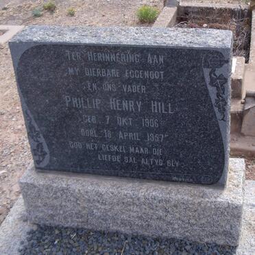 HILL Phillip Henry 1906-1957