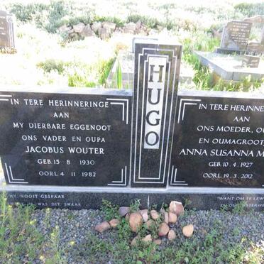 HUGO Jacobus Wouter 1930-1982 & Anna Susanna Maria 1927-2012