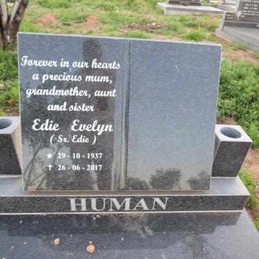 HUMAN Edie Evelyn 1937-2017