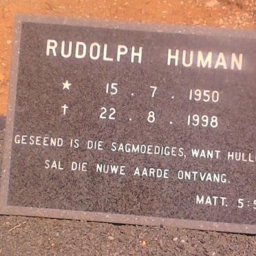 HUMAN Rudolph 1950-1998
