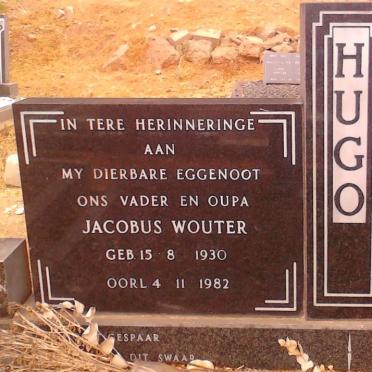 HUGO Jacobus Wouter 1930-1982