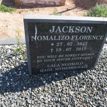 JACKSON Nomalizo Florence 1943-2015