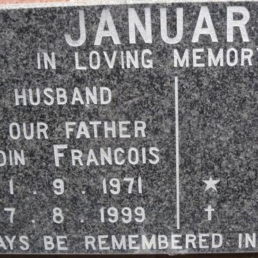 JANUARY Brendin Francois 1971-1999 &amp; Denise 1962-